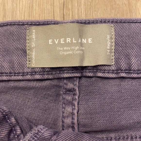 Everlane | Jeans | Everlane Way High Jeans Purple Size 24 | Poshmark